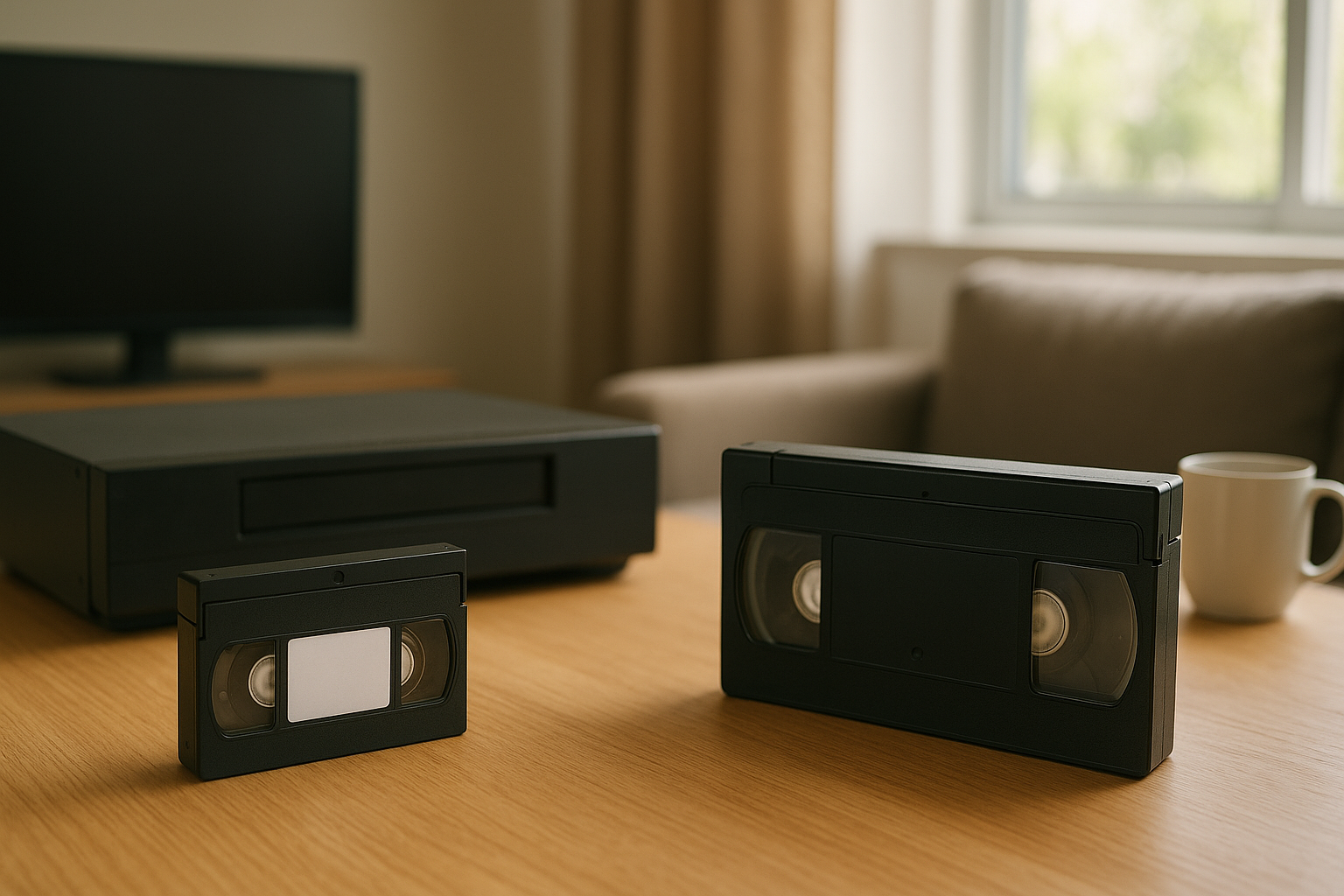 Foto bij VHS-C-bandjes omzetten: kleine tapes, grote waarde